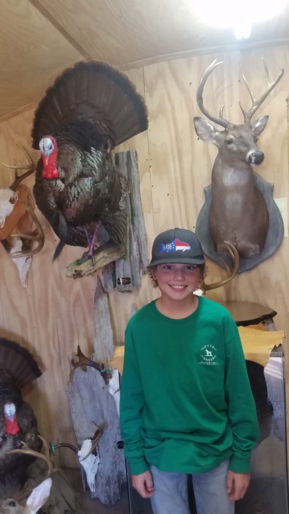 Deer & Turkey killed by young hunter